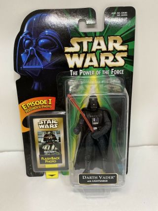 Star Wars The Power Of The Force Darth Vader Flashback Action Figure Potf 1998