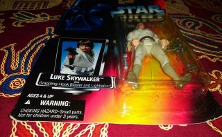 Star Wars Luke Skywalker The Power of the Force POTF Red Card Kenner 1995 2