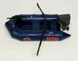 Vtg 1985 Hasbro Gi Joe Cobra Night Landing Raft Boat W Outboard Motor Series 4