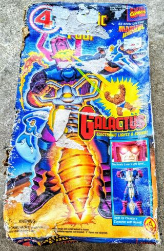 Galactus Figure Toy Biz 1995 Fantastic Four Animated Marvel Series