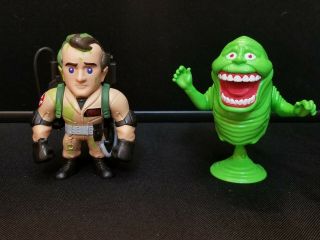 2016 Jada Toys Metals Ghostbusters Peter Venkman & Slimer Die Cast Figures 4 "
