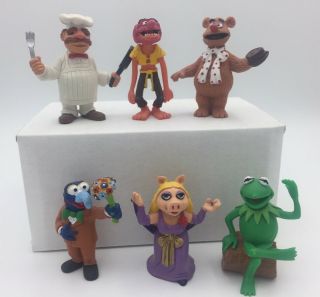 Rare Complete Set Of The Muppets Pvc Figures By Comics Spain 80s Kermit Gonzo