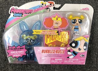 The Powerpuff Girls Bubbles Bulle Action Figure Power Pod In Package