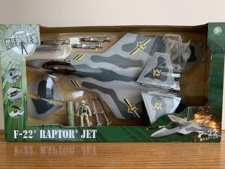 True Heroes Toys - R - Us Exclusive F - 22 Raptor Nisb
