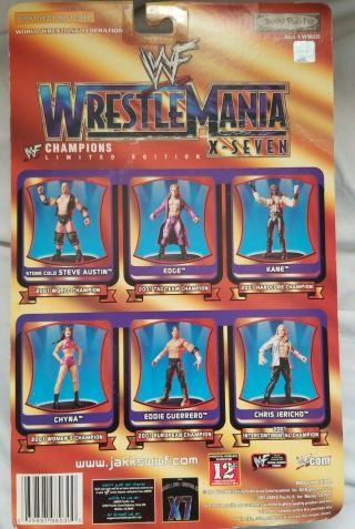 Eddie Guerrero W/ Belt WrestleMania X - Seven 17 2001 - Jakks WWE WWF Figure 2