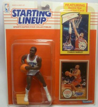 1990 Charles Barkley - Starting Lineup - Slu - Figurine - Philadelphia 76ers