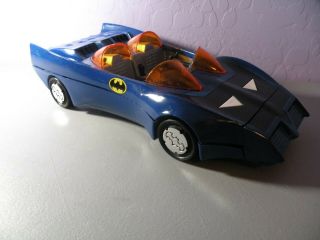 Vintage 1984 Kenner Dc Comics Powers Batman Batmobile Fully Complete