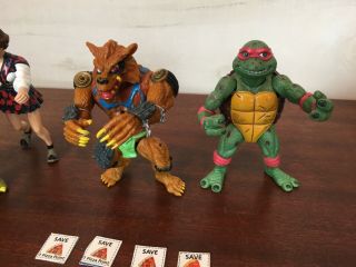 1992 TMNT Movie Tokka Rahzar Raphael Teenage Mutant Ninja Turtles April II III 2
