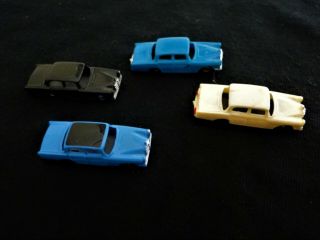 4 Very Good Vehicles: 2 Unknown & 2 Lima,  Mercedes Benz,  N Scale (1:160)