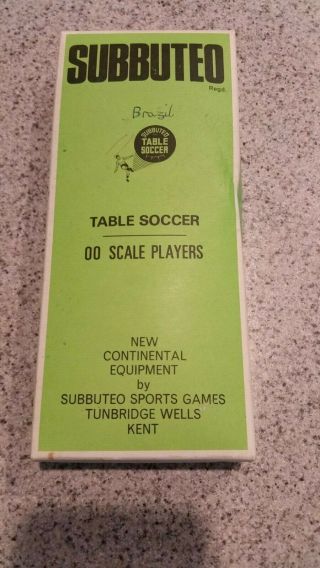 Subbuteo Vintage Table Soccer Brazil - Eleven 00 Scale Players