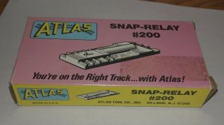 Vintage Atlas 200 Snap Relay Ho Scale / N