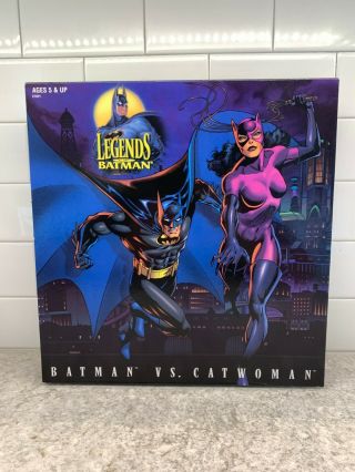 Vintage 1996 Kenner Legends Of Batman Batman Vs Catwoman Figure Set Dc