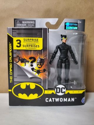 2020 Spin Master Dc The Caped Crusader Catwoman 4 " 1st Edition Creature Chaos