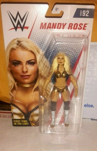 Wwe Basic Series 92 Mandy Rose Wrestling Figure First Time In The Line Diva