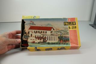 Faller Ho Scale B - 219 Restaurant Model - Incomplete Set.  755