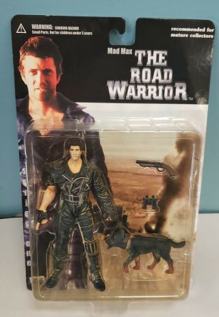 N2 Toys Mad Max The Road Warrior 6 " Mad Max 1 With Dog Figure Moc Nip Nib