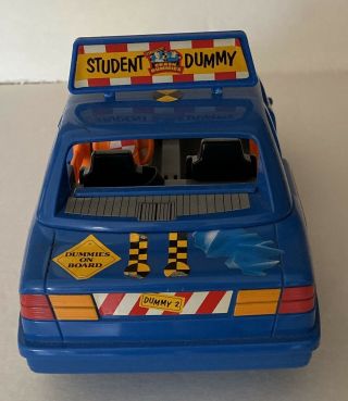 Incredible Crash Dummies by TYCO: Blue STUDENT DUMMY CRASH CAR 2