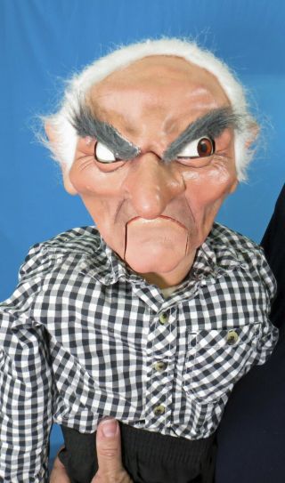 Professional Ventriloquist Dummy/Puppet from Dan Payes Mr Fleuger ' s Rare Old Man 2