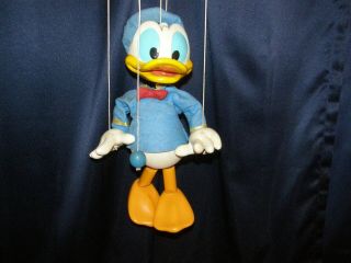 Vintage Pelham Puppet Disney Store Display Large Donald Duck W/ Ball Marionette