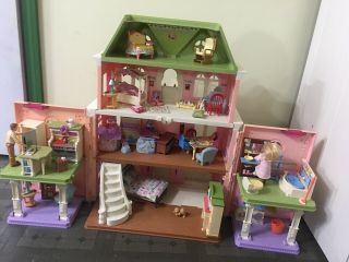Fisher - Price Loving Family Dollhouse With Furniture And Whole Family