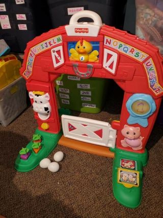 Fisher Price Laugh And Learn Musical Barnyard Barn Complete