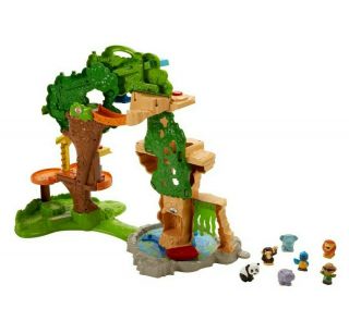 SHARE & CARE SAFARI by Fisher Price,  Little People Zoo Animals Play Set W/ Box 2