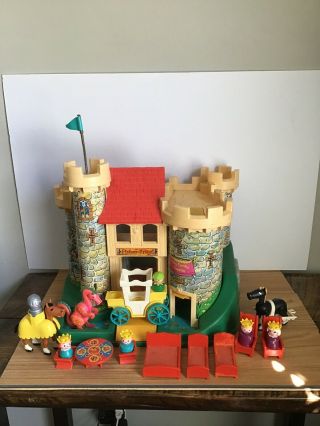 Vintage 1974 Fisher Price Play Family Castle 993 Complete