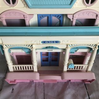 1993 Vintage Fisher - Price Doll House 6364 With Family And Accessories READ DESCR 3