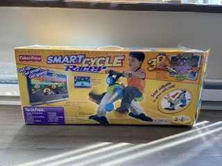 Fisher Price Smart Cycle Racer Physical Learning Arcade System Kids 3 - 6