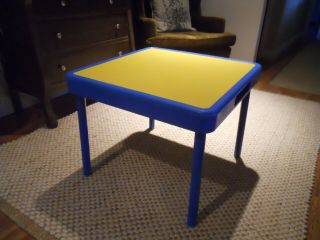 Vintage 1985 Fisher Price Arts & Crafts Childs Table Only