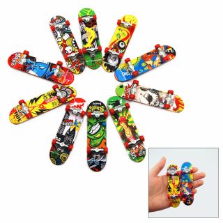 5x Finger Toy Mini Skateboard Kids Playing Deck Truck Park Boy Fingerboard Gift