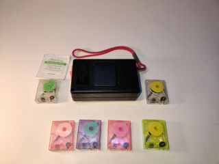 Fisher Price 1988 Pocket Rockers Player,  & 6 Cassette Tapes. 2