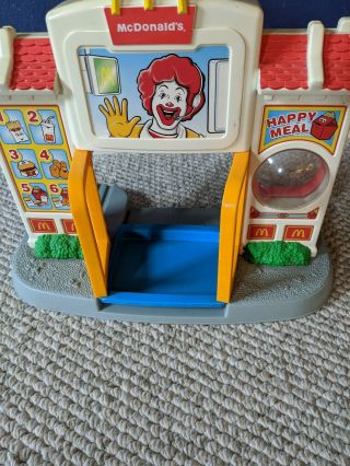 Vintage Playskool McDonald ' s Electronic Happy Meal Drive Thru Playset 1999 2