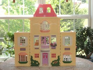 Fisher Price Loving Family Twin Time Dollhouse w/ Dolls Furniture Camper 3