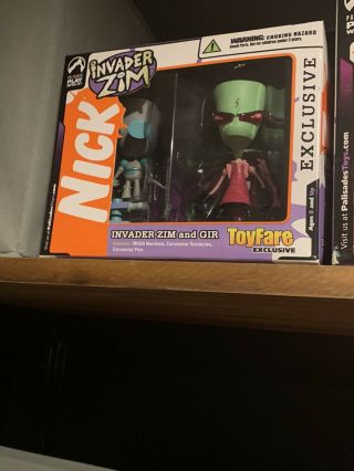 Invader Zim And Gir 2005 Hot Topic Exclusive Action Figure Set