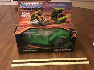 Vintage Motu Masters Of The Universe Road Ripper Mattel 1983 Mib He - Man 80s