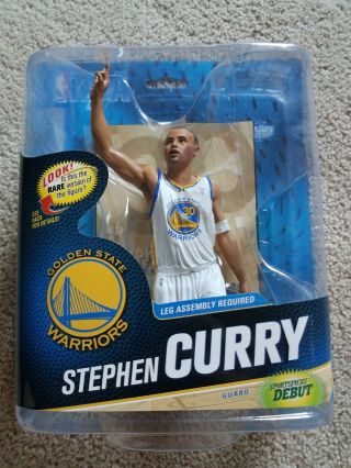 Stephen Curry Mcfarlane Rookie Action Figure Golden State Warriors Nba Champions
