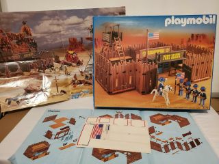 Playmobil Western Fort Bravo Set 3773 Poster Instructions