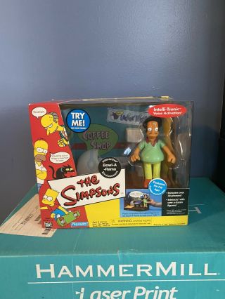 The Simpsons Interactive Bowl - A - Rama Environment With Apu Playmates 2001 Mib