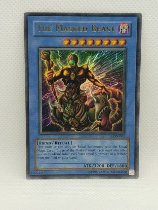 Yugioh The Masked Beast Lon - 001 Unlimited Edition Vlp