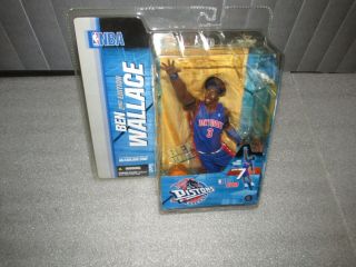 Mcfarlane 2004 Ben Wallace Detroit Pistons Nba Series 7 (afro Hair Style)