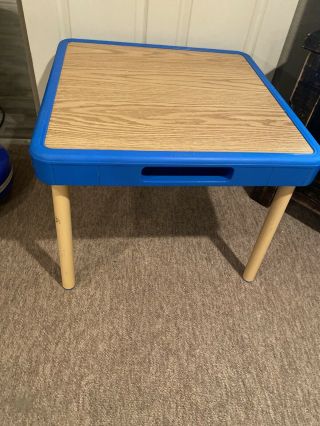 Vintage 1985 Fisher Price Arts & Crafts Childs Table Only
