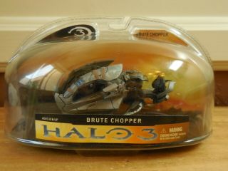 2008 Mcfarlane Toys Halo 3 Series 1 Brute Chopper Vehicle Action Toy