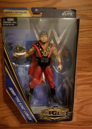 Wwe Elite Hall Of Fame Jerry The King Lawler Figure Exclusive Hof 2007