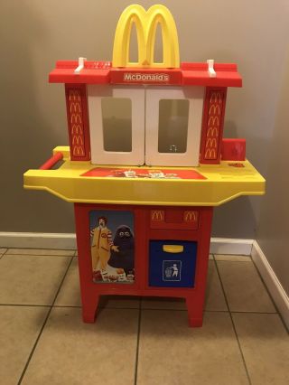 Mcdonald’s Kitchen Drive Thru Playset Rare With Some Accessories
