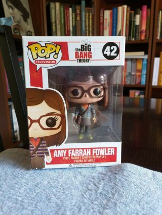 Amy Farrah Fowler Vaulted Rare Funko Pop Vinyl Figure 42 - The Big Bang Theory