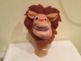 Plush Unbranded Lion Puppet Champs (?baby Einstein Clone),  Moveable Mouth,  Euc