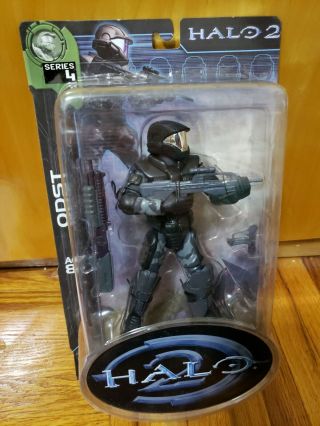 Halo 2 Joyride Bungie Series 4 Odst With Magnum,  Battle Rifle & Shotgun