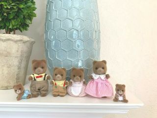 Vintage Calico Critters Sylvanian Families Retired Marmalade Bears,  Baby Twins