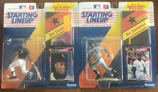 1992 Bo Jackson Starting Lineup Baseball White Sox (batting & Running) B55